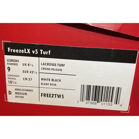 New Balance Freeze LX Sports NFL MLB Turf White Blue Fast Ship MENS 9 NEW - Picture 8 of 8